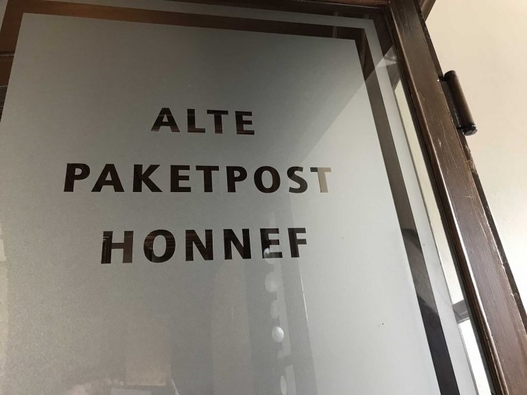 Einganstür der Alten Paketpost Bad Honnef